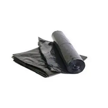 [206023] Jätesäkki 150L musta 75x110  1rll (10kpl) 40my