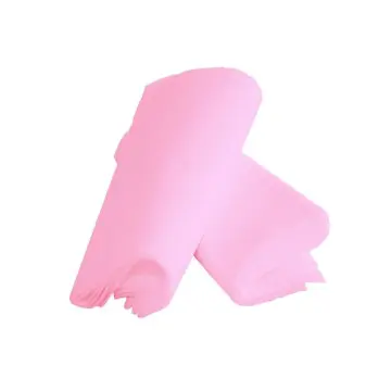 [210215] Pinkki kertakäyttölakana 100 x 215 cm, 10 kpl
